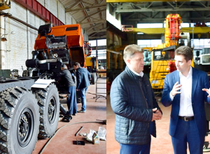 Впервые на камышинском заводе производится сборка автокранов грузоподъемностью 25 тонн Впервые на камышинском заводе производится сборка автокранов грузоподъемностью 25 тонн