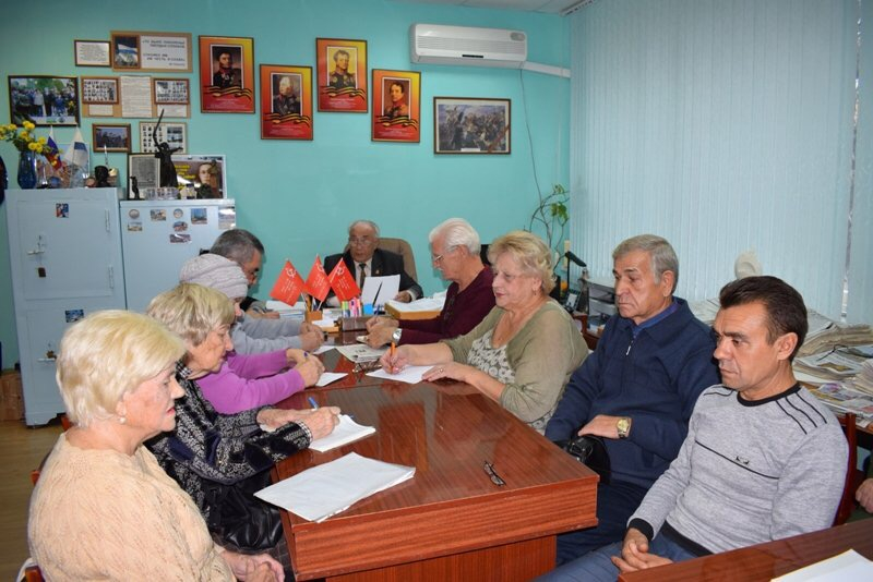 В Камышине прошло заседание  президиума городского Совета ветеранов